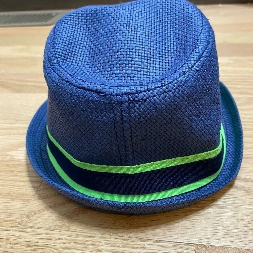 Children’s Place Fedora Hat 12-24 mos Blue Green Boys Baby